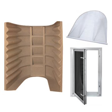 2062 Egress Window Kit in Sandstone