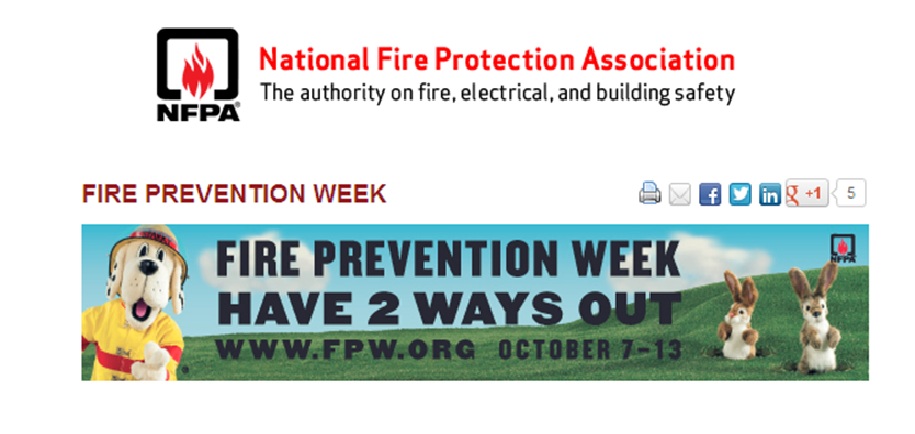 NFPA Fire Prevention Week