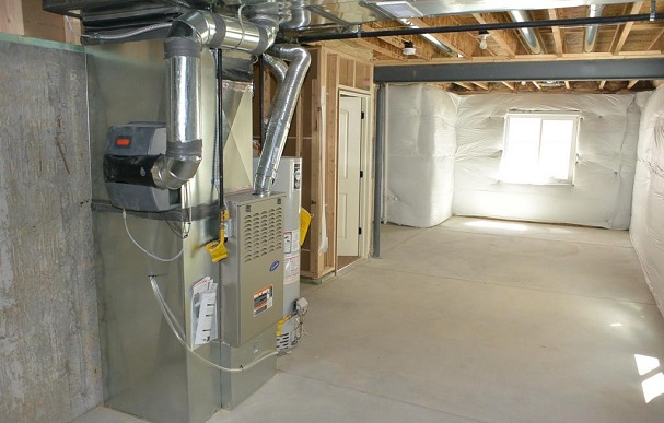 Furnace-in-a-basement